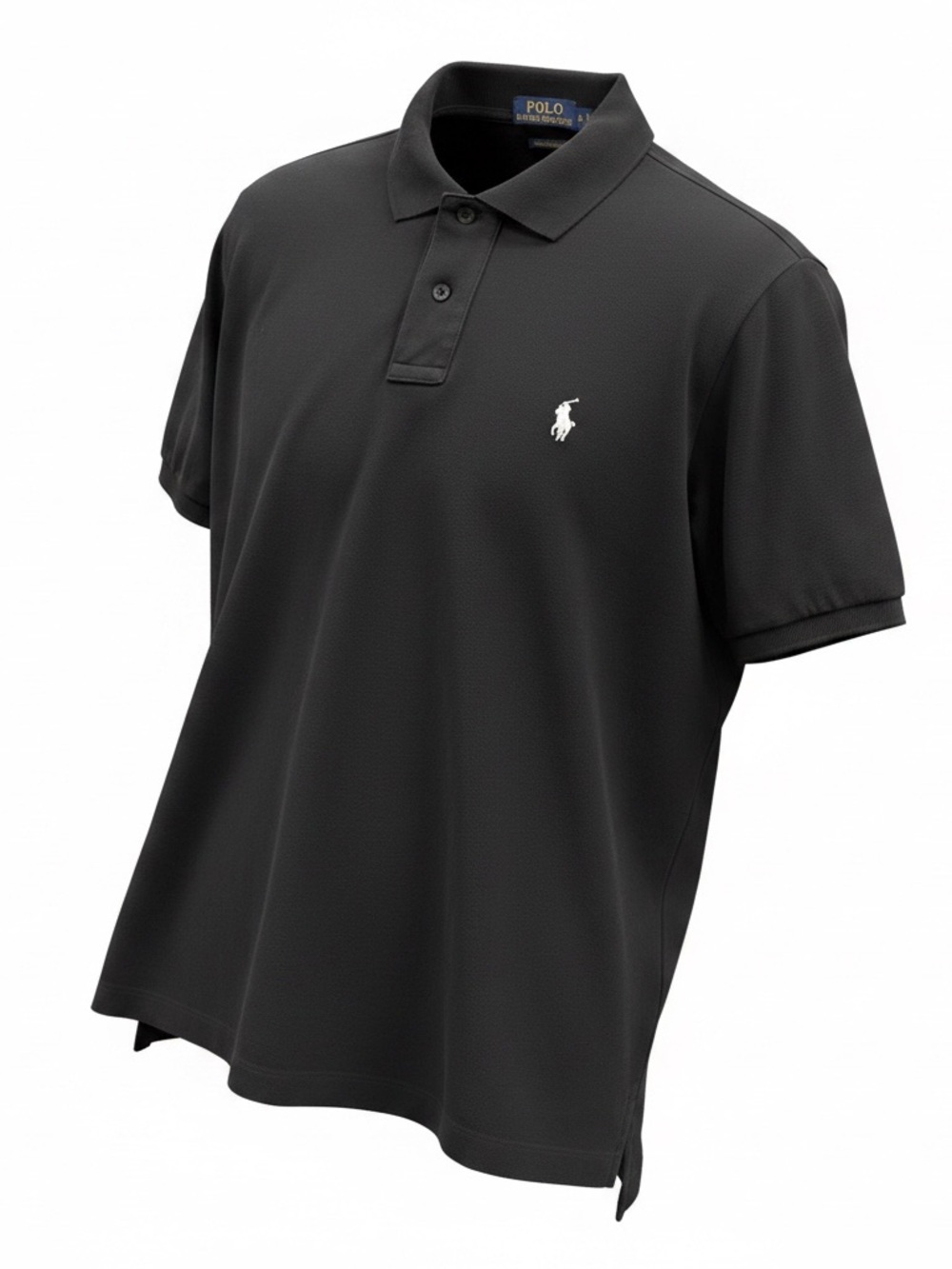 Polo by Ralph Lauren Black Polo with White Logo